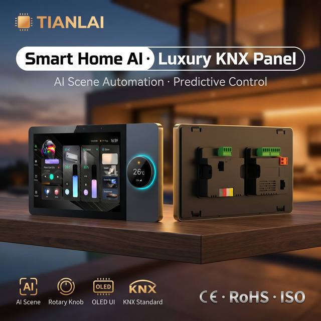 2026 Newest Trend AI Smart Home Automation System Hub Wholesale KNX Based Voice Control Integrated Smart Home AI Products