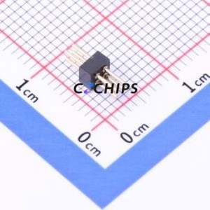 MH127V-12-04-0820 Pin Header Through hole Component (THT),P=1.27mm Connector 2x2P 1.27mm 1.27mm Pin Header - Product Image 1