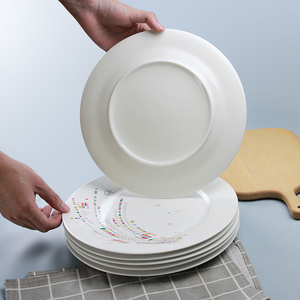 Assiette à dîner en céramique bon marché AOOSY 10,5 pouces Assiettes de restaurant nordiques modernes pour le déjeuner - Product Image 3