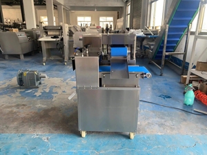 Máquina para cortar carne fresca pequeña de acero inoxidable, máquina para cortar en cubitos de carne de cordero, pollo y salmón, máquina para pinchos de dados de carne - Product Image 4