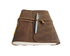 Carnet de notes en cuir véritable de qualité supérieure, écologique, rechargeable, pour le dessin, l'écriture et la vente en gros - Product Image 3
