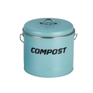 Kitchen Waste Compost Pail Stainless Steel Kitchen Countertop Compost Bin with Lid