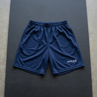 Shorts de sport personnalisés pour hommes - Polyester, taille élastique, taille mi-haute, motif uni, shorts d'entraînement