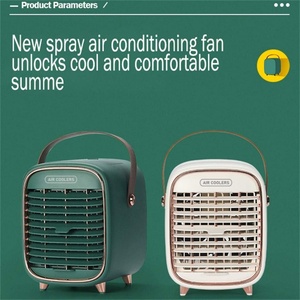 Portable 3-Speed Air Cooler with Water <b>Humidify</b> Feature Quiet Cooling Fan for Outdoor Camping RV Use Handheld Desk Battery - Product Image 4