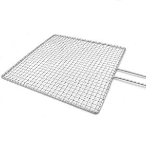 Grille de barbecue en acier inoxydable en gros avec poignée pour la cuisson, le fumage, la grillade au charbon et la rôtisserie - Product Image 5