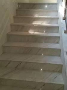 Lastra Jumbo in <span class=keywords><strong>Marmo</strong></span> Bianco Palissandro Spessore 18mm/20mm Calibrata per Rivestimenti Commerciali e Banconi Reception - Product Image 6