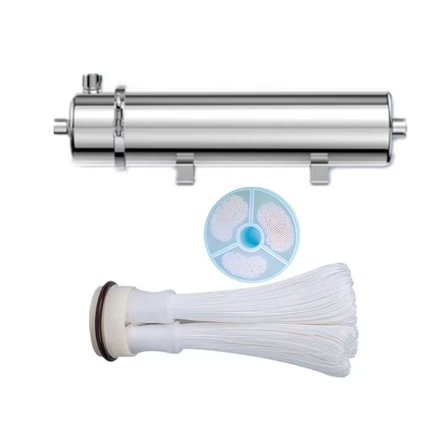304 Stainless Steel 1000 L/h Capacity Water Purification System Filter Housing for Home Drinking Hotels Manufacturing 1 Year