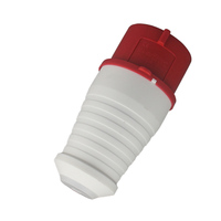 Prise électrique industrielle étanche à la poussière et à l'eau 16A 4P IP44 014 pour extérieur, 230V CE, grise, pour 4 prises de courant
