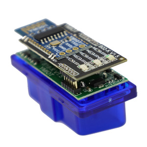 ELM327 OBD2 Double carte Bluetooth avec puce 25K80 Mini V1.5 Détecteur de panne automobile - Product Image 1
