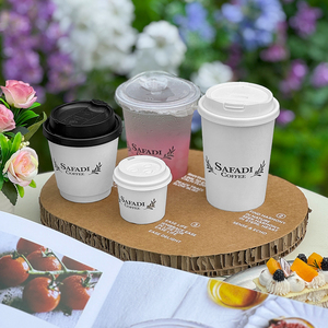 แก้วกาแฟพลาสติก PET แบบใช้แล้วทิ้ง พร้อมฝาปิด ขายส่ง แก้วพลาสติกออกแบบเองสำหรับบรรจุภัณฑ์เครื่องดื่มชาเย็นและนม - Product Image 5