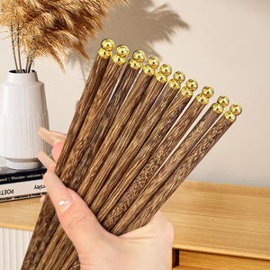 Baguettes en bois de poulet, baguettes en bois massif Dragon Ball, baguettes en bois brut non peintes, non cirées, antidérapantes, pour la maison - Product Image 1