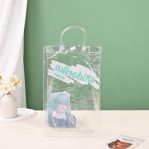 Bolsa de Compras al por Mayor con Cierre de Cremallera de PE Reciclable, con Logotipo Personalizado Impreso y Grabado, de Alta Transparencia, Tipo Gelatina, para Supermercado, Exhibición y Almacenamiento - Product Image 3