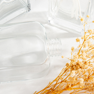 定制芳香家用清新剂透明方形空罐豪华100毫升150毫升200毫升空瓶 - Product Image 6