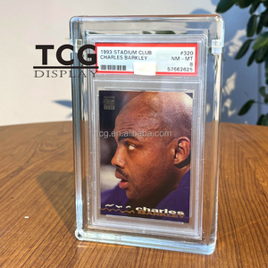 TCG Usine Personnalisé Acrylique Transparent Graded Card Case Display 1980 & 1981 <span class=keywords><strong>Nolan</strong></span> <span class=keywords><strong>Ryan</strong></span> P SA Graded Baseball Cards - Product Image 1