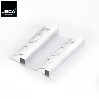 Profilé décoratif en aluminium pour carrelage, bande de finition pour carrelage mural, bande de transition perforée hexagonale