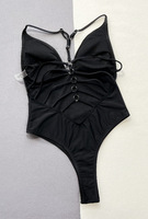 Bikini Básico Negro de 1 Pieza, Hermoso Bikini Japonés Sexy para Chicas, Www Bikini 2021