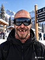 Masque de ski amusant pour homme âgé, masque facial réaliste imprimé en 3D, balaclava intégrale pour le ski, le snowboard, les sports de plein air, le cyclisme, le cosplay