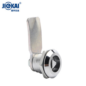 Jk603 Kẽm Hợp Kim Hình Trụ Công Nghiệp Khóa Sáng Chrome Kết Thúc Công Cụ Key 1/4 Lần Lượt Chốt Cho Cửa Tủ - Product Image 2