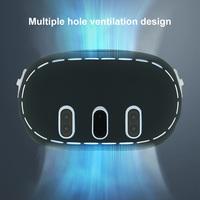 Penjualan laris penutup pelindung cangkang Aksesori silikon VR untuk Meta Oculus Quest 3 Headset Anti gores