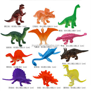 Venta al por mayor de juguetes de cápsulas expendedoras Mini figuras de dinosaurios de PVC juguetes de dinosaurios luminosos fiesta de cumpleaños favores suministros bolsa de regalos - Product Image 3