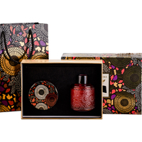 Coffret Cadeau Luxe Artisanal NOUVELLES ARRIVÉES – Diffuseur à Bâtonnets en Verre et Bougie Parfumée en Cire de Soja pour Fêtes et Anniversaires