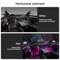 Nuevo estilo 22 en 1/20 en 1/18 en 1 Kit de luz ambiental LED universal para automóviles 98% Iluminación interior de automóviles para automóviles