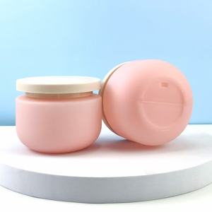 عبوة كريم تجميل بلاستيكية وردية واسعة الفوهة سعة 250 جرام/8 أونصة متوفرة في المخزون، مناسبة لقناع الوجه والشعر ومقشر الجسم وزبدة الكريمة - Product Image 3