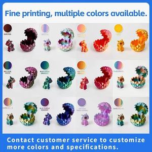 Luckykoo Originality3D Printed Dragon <b>Egg</b> <b>Toy</b> Model Creative Decompression Movable Children's Animal & Dinosaur Product - Product Image 5