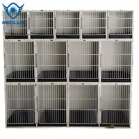 Cage pour chien soudée robuste XXL Chenil pour animaux à motif solide de style classique avec fermeture à bouton-pression et palette de plateau en plastique Malaisie