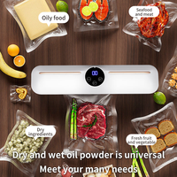 Machine d'emballage sous vide électrique portable semi-automatique à commande tactile pour usage domestique