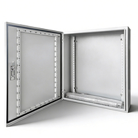 Boîtier de contrôle métallique anti-corrosion avec revêtement en poudre, IP30, pour intérieur, boîte de distribution électrique, armoire murale