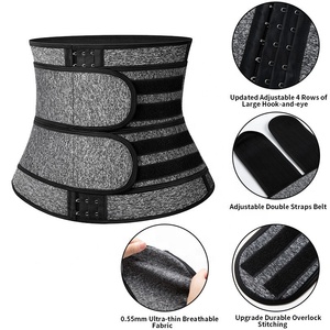 Регулируемый неопреновый триммер для талии, подтяжка ягодиц, пояс для живота, обертка, повязка для похудения, Женский тренер - Product Image 2