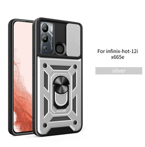 เคสกันกระแทกสำหรับ Infinix Hot 12i พร้อมที่ยึดแม่เหล็กในรถยนต์และขาตั้งแบบวงแหวน สำหรับ Infinix Hot 20S - Product Image 6