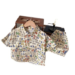 Completo Set Estivo 2026 per Bambini: Maglietta <span class=keywords><strong>a</strong></span> Maniche Corte con Stampa Cartoon e Pantaloncini in Poliestere - Disponibile Subito - Product Image 6