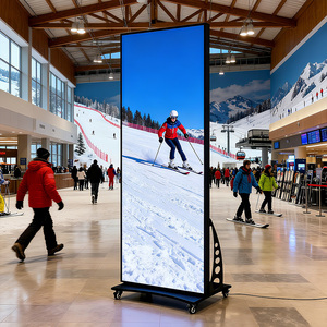 P1.8 p2.5 nhôm tùy chỉnh quảng cáo đứng màn hình Áp phích Wifi điều khiển di động có thể gập lại dẫn hiển thị áp phích - Product Image 2