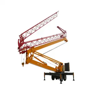 quick finish crane 1720-10 self erect tower crane convenient flattop tower crane