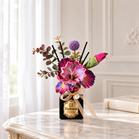 Diffuseur de parfum d'ambiance Dallisten Real Touch, style iris, rose, orchidée, diffuseur d'arômes décoratif pour la maison