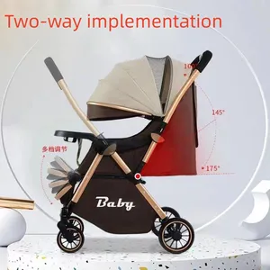 Cổ điển Xe đẩy em bé/Thiết kế tốt nhất giá tốt đơn giản bé pram/Trọng lượng nhẹ tái sinh trẻ em xe đẩy em bé Sản xuất tại Trung Quốc