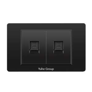 Panel de enchufes de pared para TV por cable, PC industrial, ordenador, satélite, con interruptor - Product Image 2