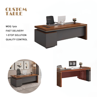 Bureaux de direction modernes, durables, minimalistes et élégants, et tables d'ordinateur individuelles avec des matériaux de haute qualité et plus d'intimité
