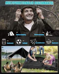 Chaqueta Multifuncional con Capucha <span class=keywords><strong>para</strong></span> Adultos, <span class=keywords><strong>para</strong></span> Montañismo, Senderismo, Uso en Motocicleta/Eléctrica, <span class=keywords><strong>para</strong></span> Comercio Exterior - Product Image 2