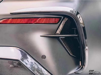 Kit de carrosserie de décoration de sortie d'air de pare-chocs arrière en fibre de carbone sèche de haute qualité 3K pour BMW Série 8 G14, style X amélioré, outils automobiles