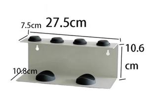 Support mural multifonctionnel rectangulaire pour <span class=keywords><strong>Dyson</strong></span> <span class=keywords><strong>Airwrap</strong></span> Styler, support de <span class=keywords><strong>rangement</strong></span>, organisateur de cordon, fer à friser - Product Image 3