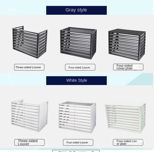 Cubierta Decorativa para Unidad <span class=keywords><strong>Exterior</strong></span> de <span class=keywords><strong>Aire</strong></span> <span class=keywords><strong>Acondicionado</strong></span>, Estructura de <span class=keywords><strong>Aluminio</strong></span> Resistente, Protección Contra la Intemperie - Product Image 3