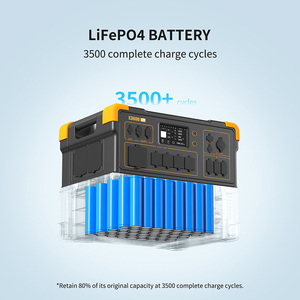 Générateur solaire portable haute capacité 1800W 2200W 2400W 3600W, batterie de secours pour la maison, le camping et les situations d'urgence - Product Image 6