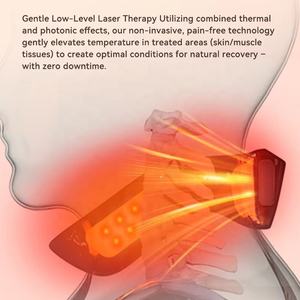 OEM Smart Multi Care System 650nm Diodo Láser Fácil de tomar Alivio del cuello Cuidado nasal Masajeador de cuello portátil - Product Image 4