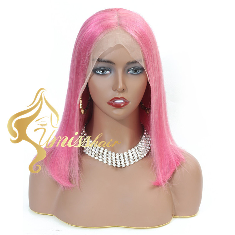 pink Bob Wig