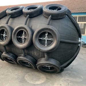 Defensa Neumática Cilíndrica de Goma Negra Inflable Certificada ISO17357 ZHH para Suministros Marinos, Muelles de Barcos y Plataformas de Pontones 0.5-4.5m - Product Image 3