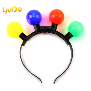 Serre-tête lumineux en gros avec ampoules LED colorées, 3 modes clignotants, cadeau de fête de Noël pour enfants - Product Image 1