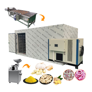 Machine commerciale de nettoyage et de séchage d'ail, d'oignon, de gingembre et de curcuma, machine de broyage et d'emballage de poudre de gingembre - Product Image 1
